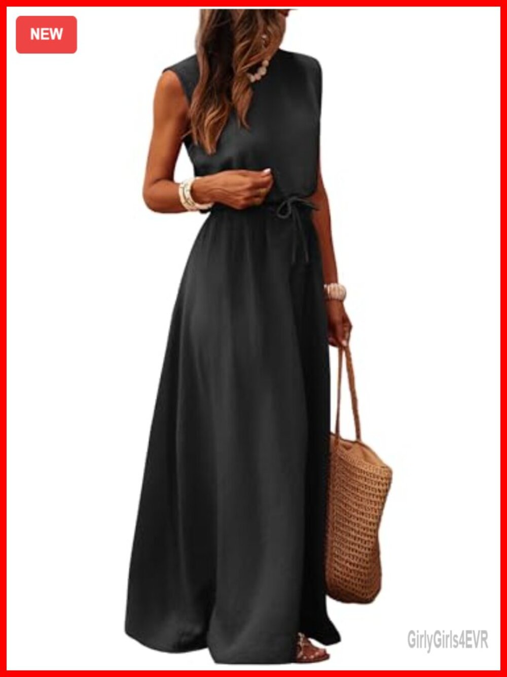 Women's 2 Piece Maxi Skirt Set Sleeveless Crop Top A-Line Boho Casual
